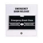 WHITE DOOR EMERGENCY BREAK GLASS