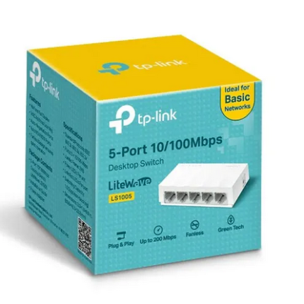 L2, 5 10/100M RJ45 ports desktop plastic switch DS-3E0105D-E