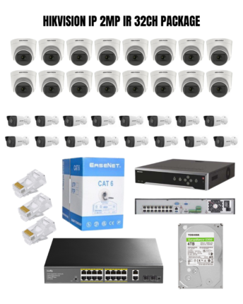 32 CH HIKVISION CAMERA SET