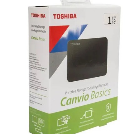 Toshiba Canvio Basics 1TB 2.5 " External Hard Drive USB 3.2 Black
