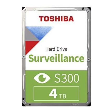 Toshiba Surveillance HDD S300 4TB 3.5Inch 5400RPM