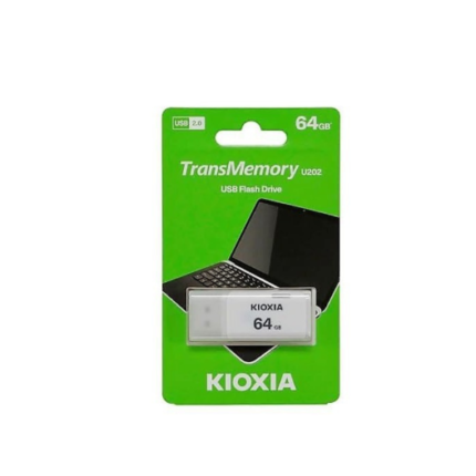 Kioxia TransMemory U202W 64GB Flash Drive USB 2.0 White
