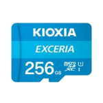 Kioxia Exceria G2 256GBMicroSDXC, UHS-1,up to 100MB/s read 50MB/s write C10 A1 V30 U3