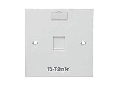 NFP-0WHI11 Single Faceplate withShutter & ID Plate - White