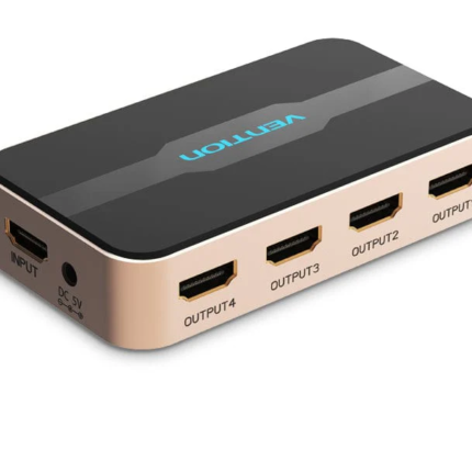 Vention 1 In 4 Out HDMI Splitter Black
