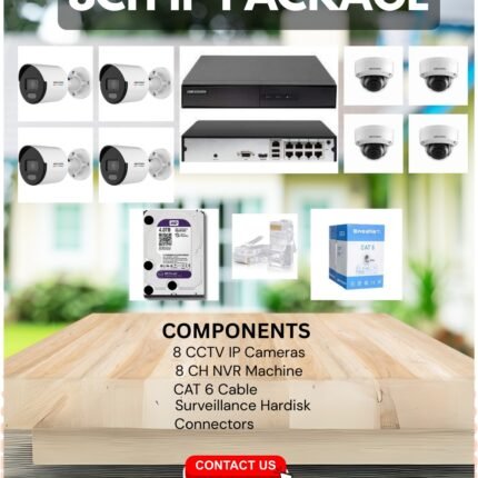 Hikvision 8CH IP CCTV Camera Package