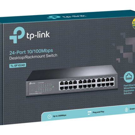Tplink 24-port 10/100Mbps Desktop/Rackmount Switch TL-SF1024D