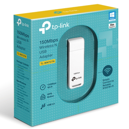 TP-Link TL-WN727N 150Mbps Wireless USB Adapter
