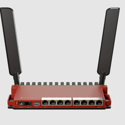 Mikrotik L009UiGS-2HaxD-IN wireless router Gigabit Ethernet Single-band (2.4 GHz) Red