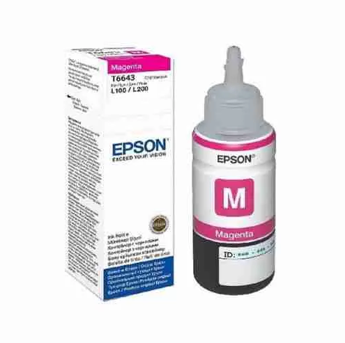 Epson T6643 Magenta Ink Bottle 70ML