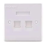 GIGANET DUAL FACEPLATE