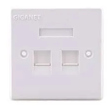 GIGANET DUAL FACEPLATE