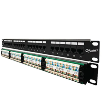 Giganet GN-C6-PP-24 Category 6 UTP 19” 24 Port Patch Panel