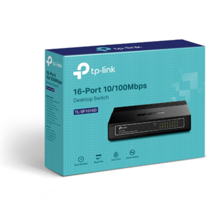 Tplink 16-Port 10/100Mbps Desktop Switch TL-SF1016D