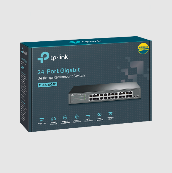 Tplink 24-Port Gigabit Desktop/Rackmount Switch TL-SG1024D