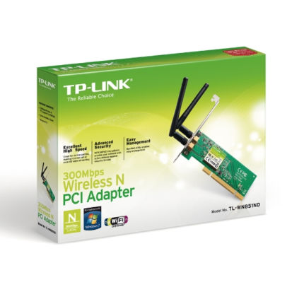 Tplink 300Mbps Wireless N PCI Adapter TL-WN851ND
