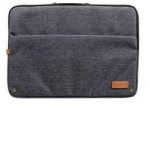 Kingsons - Volkano Wrap series 15.6" Laptop sleeve Dark Grey