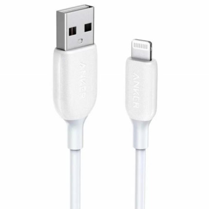ANKER POWERLINE III LIGHTNING CABLE 3FT WHITE& BLACK