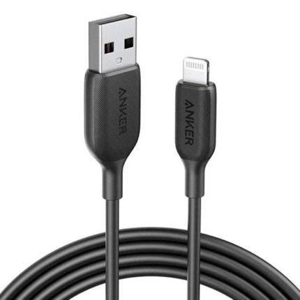 ANKER POWERLINE III LIGHTNING CABLE 3FT WHITE& BLACK - Image 2