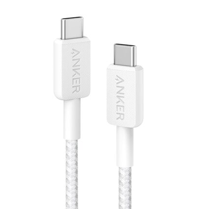 ANKER POWERLINE III USB-C TO USB-C 100W 2.0 CABLE - BLACK& WHITE