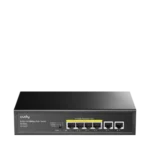 D-Link DGS-F1006P-E 250M 6-Port 1000Mbps Switch with 4 PoE Ports and 2 Uplink Ports