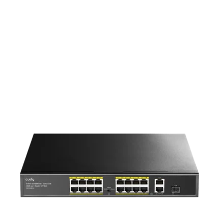 24-FE PoE Switch with 2 Uplink GbE and 1 Uplink SFP