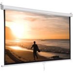 TECHCOM TC-MPS-200 MANUAL PROJECTOR SCREEN 200 x 200