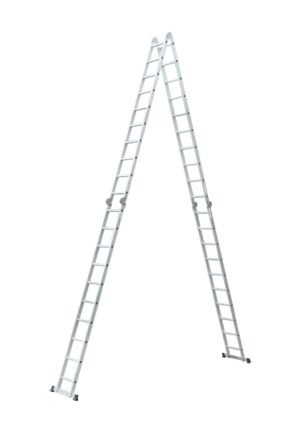 Fundi 4 × 10 Step Aluminum Folding Ladder (Model: FFL410)