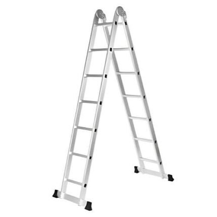 Fundi 2 x 7 Step Aluminium Folding Ladder FFL27